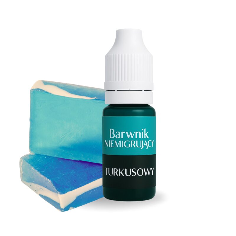 Barwnik turkusowy NIEMIGRUJĄCY 10ml