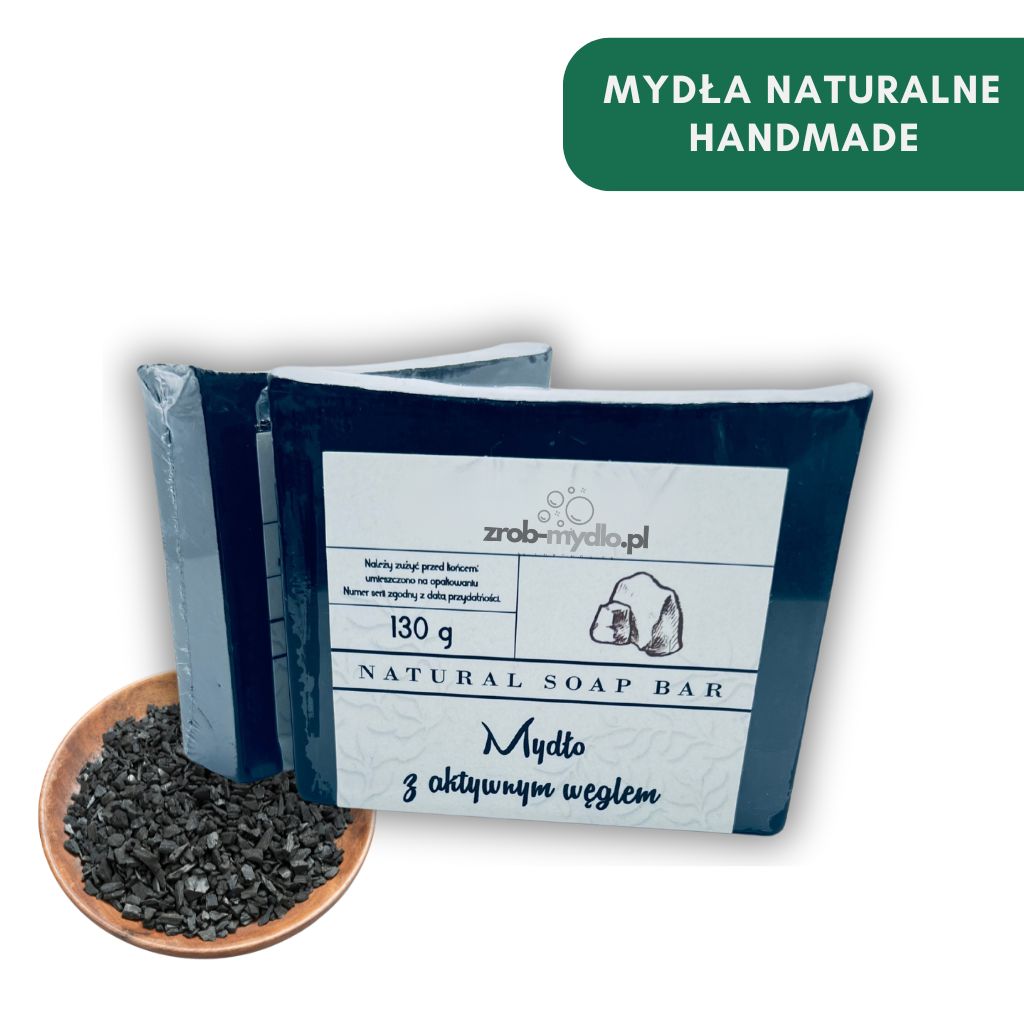 mydło handmade węgiel aktywny