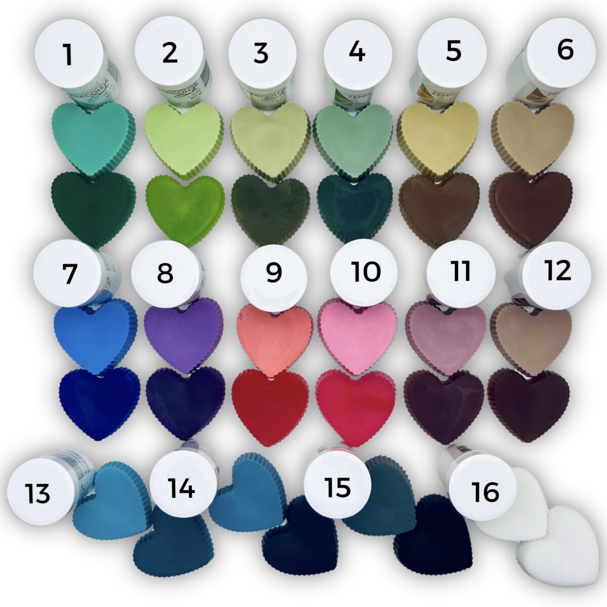 zestaw barwników do mydeł