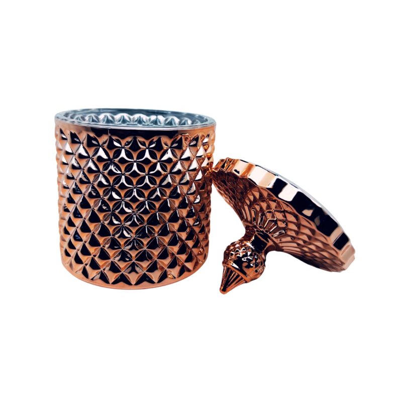 Szkło do do zalewu świec różowy połysk