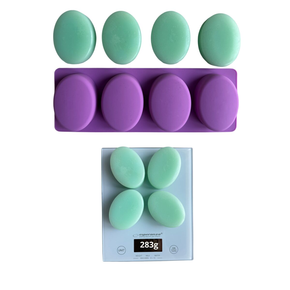 Foremka silikonowa owal 26 x 9 cm - obrazek 3