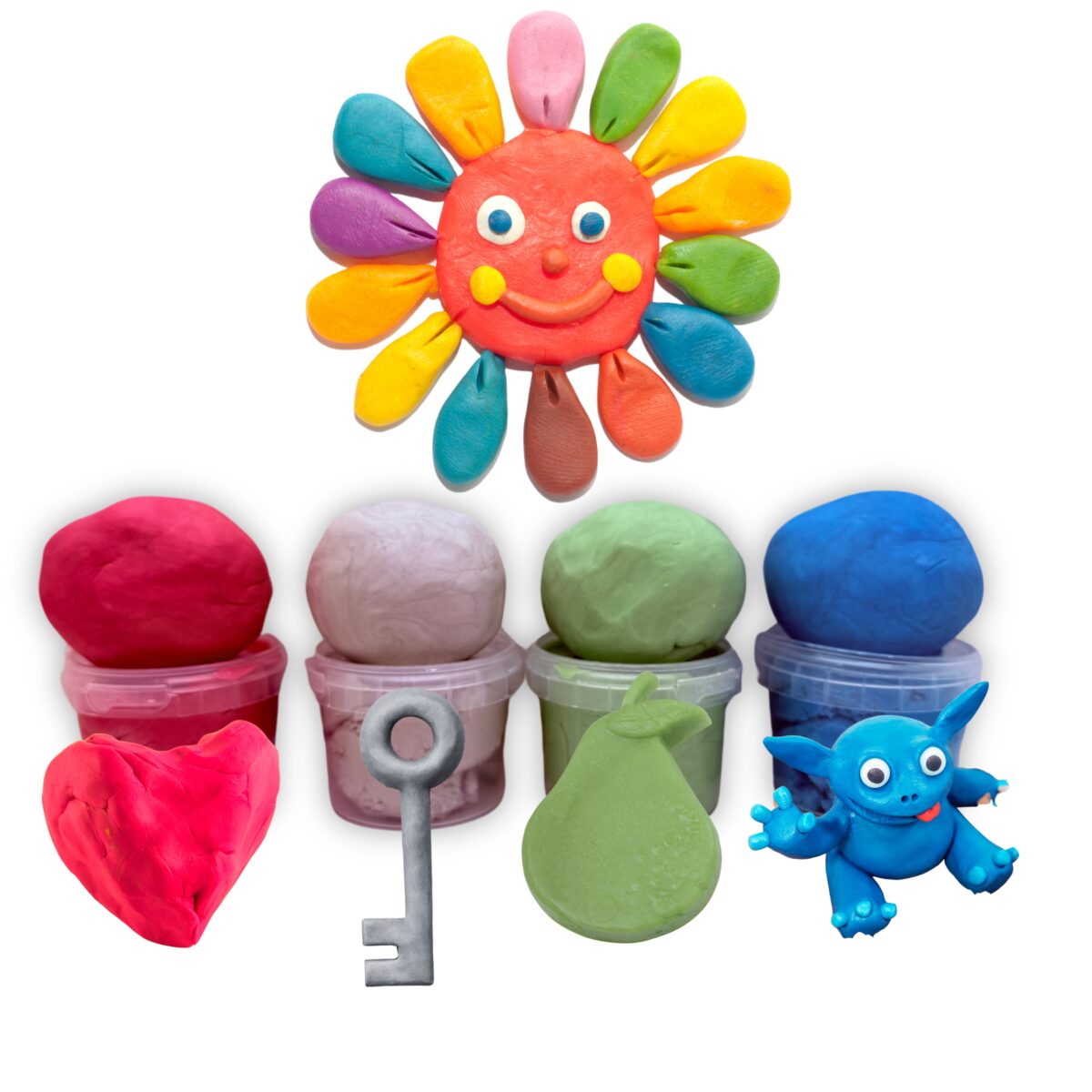 Mydlana masa plastyczna PLAY DOUGH 4 x 150G