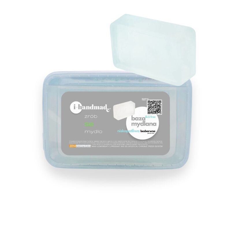 baza mydlana naturalna bezbarwna w opakowaniu plastikowym 1 kg