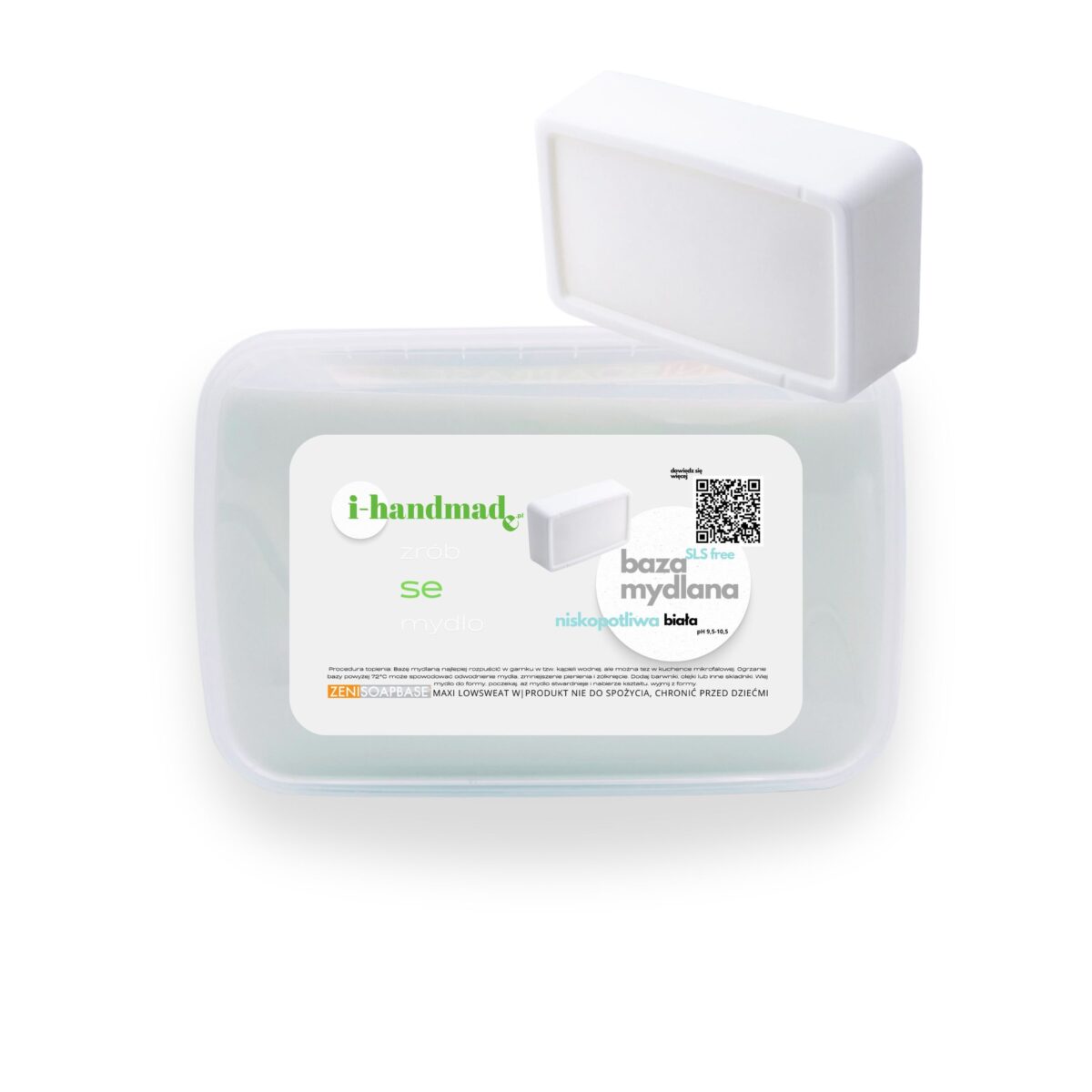 Baza mydlana biała glicerynowa Zeni 1kg