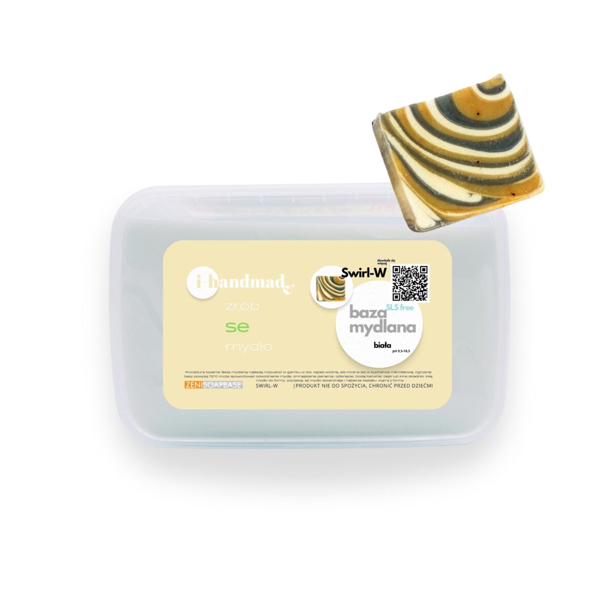 Baza mydlana SWIRL biała