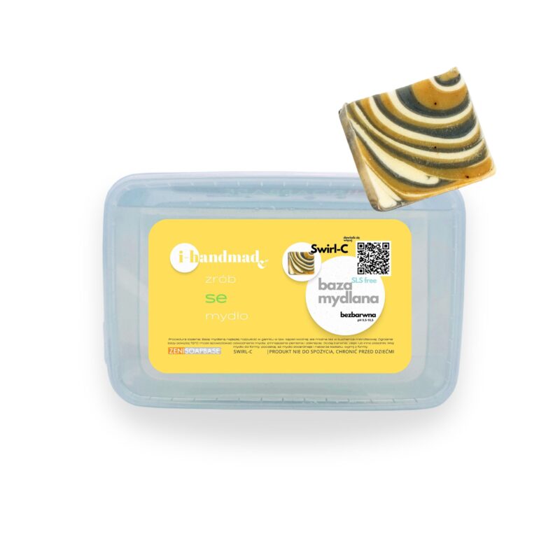baza mydlana naturalna bezbarwna niemigrująca w opakowaniu plastikowym 1kg