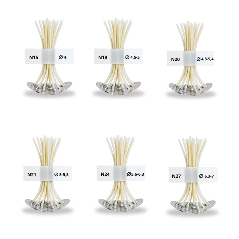 Wszystkie knoty które posiadamy na stanie typu N