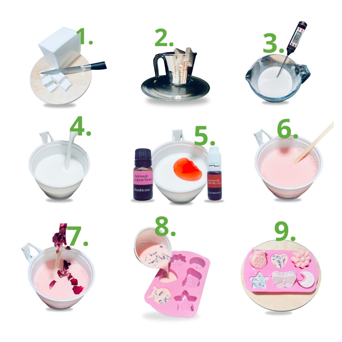 Instrukcja krok po kroku jak zrobić mydełko