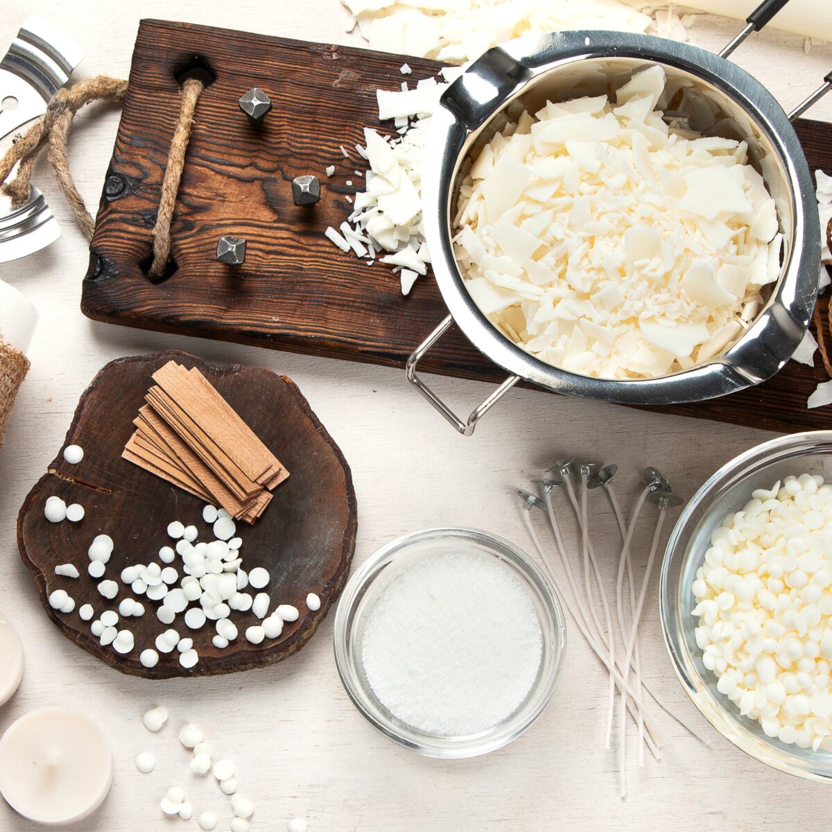 Zestaw do tworzenia świec sojowych – warsztaty dla dzieci (12 osób) - obrazek 2