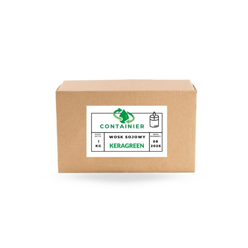Wosk sojowy Keragreen kontainer do świec zalewanych, opakowanie 20 kg karton