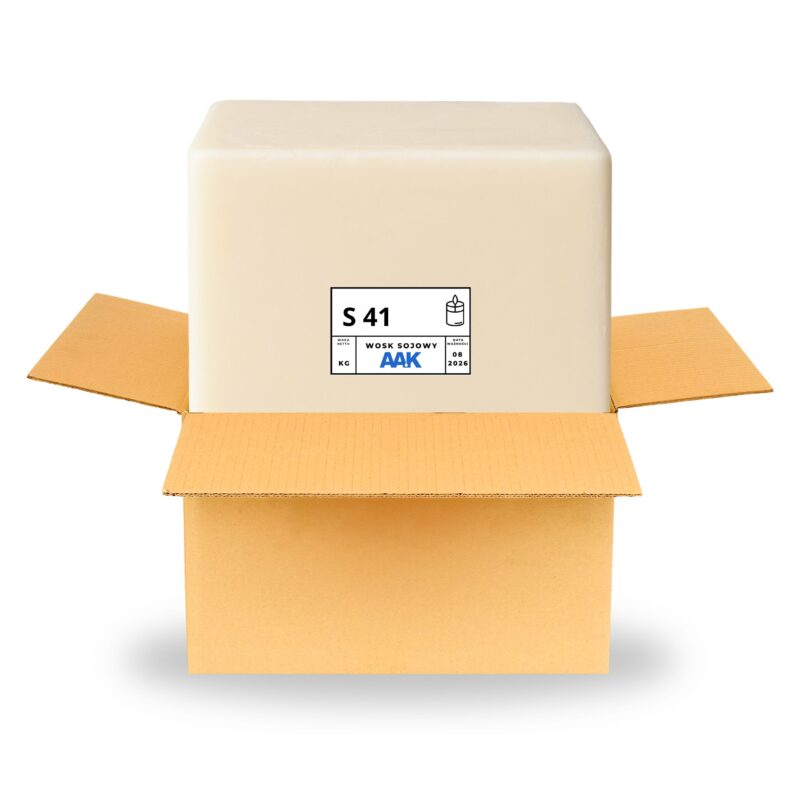 WOSJ SOJOWY S41 w opakowaniu 12 kg ( bryła ) folia i karton najtańszy najlepszy wosk