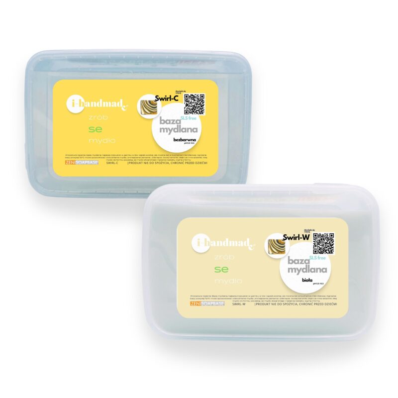 baza mydlana biała i bezbarwna do wykonywania efektów nie mieszania się i zawiesistości