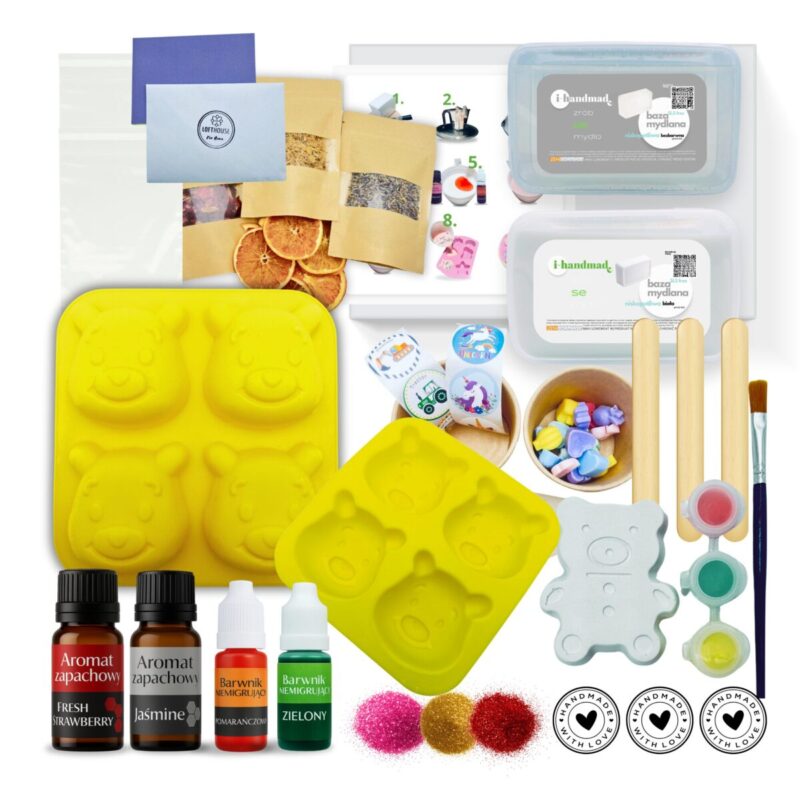 Duży zestaw do robienia mydeł dla dzieci