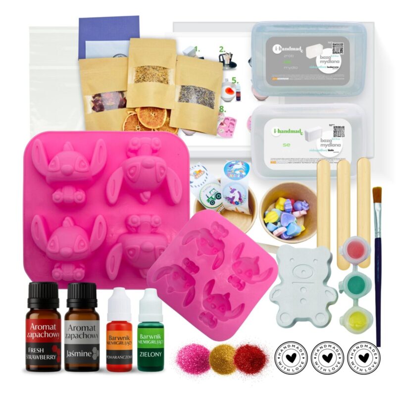 Duży zestaw do robienia mydełek dla Stiitch