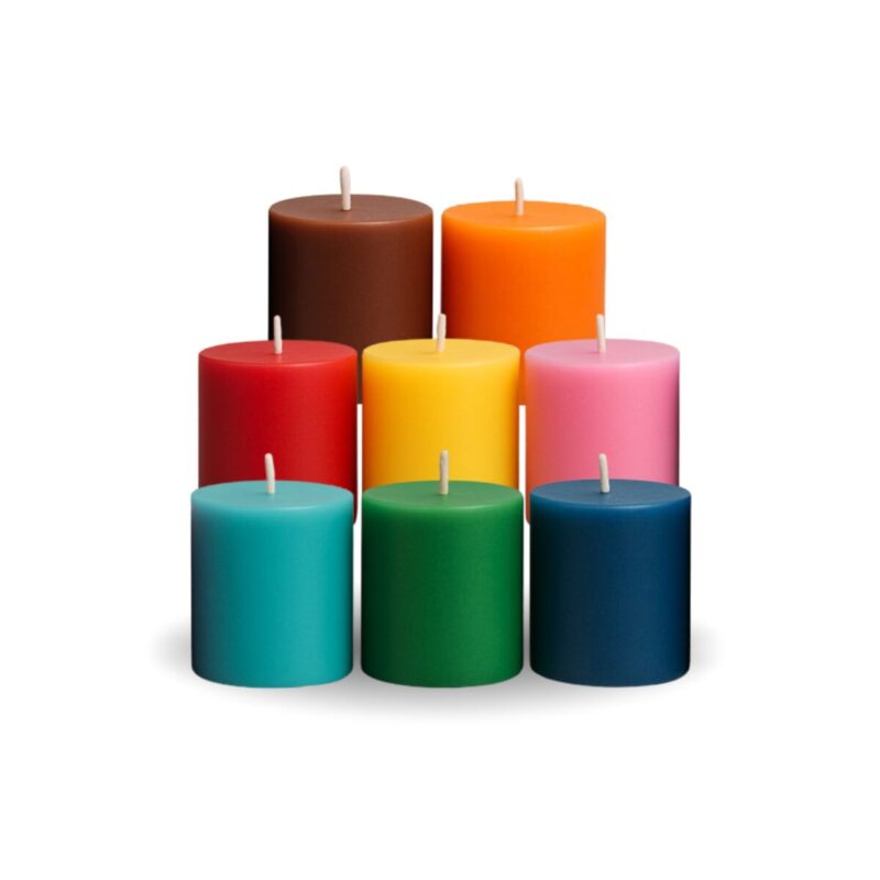 Zestawienie naszych kolorów barwników do świec oraz wosków