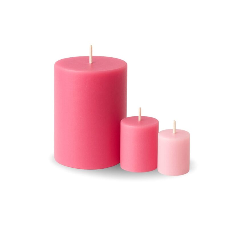 barwnik do świec oraz wosków zapachowych, parafiny kolor różowy