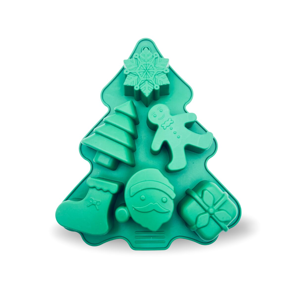 FOremka silikonowa do baza mydlana wosk sojowy gips ceramiczny z akcentem świąt Bożego Narodzenia