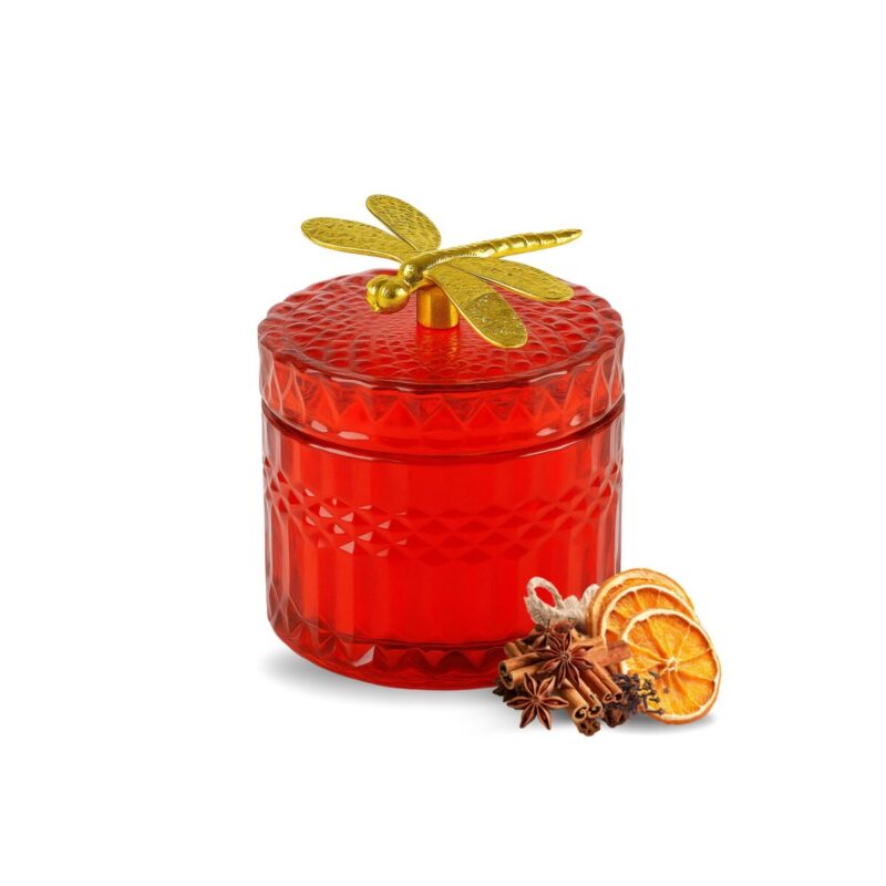 Limitowana świeca z naturalnym woskiem sojowym Y50 AAK oraz wpaniałym olejkiem zapachowym pomarańcza goździk cynamon