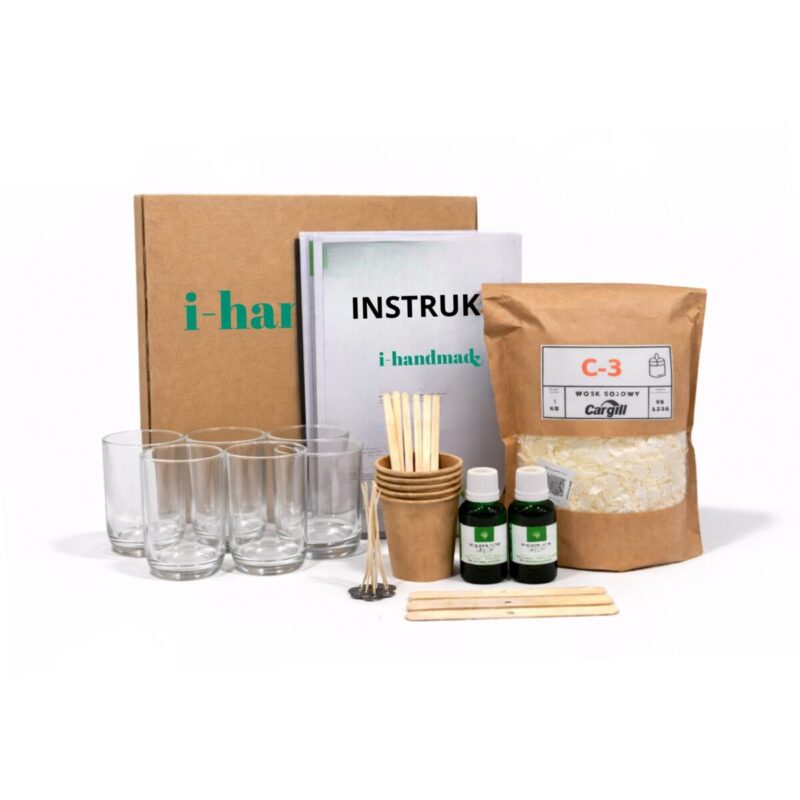 Gotowy zestaw do produkcji świec dla szkół domów kultury itp