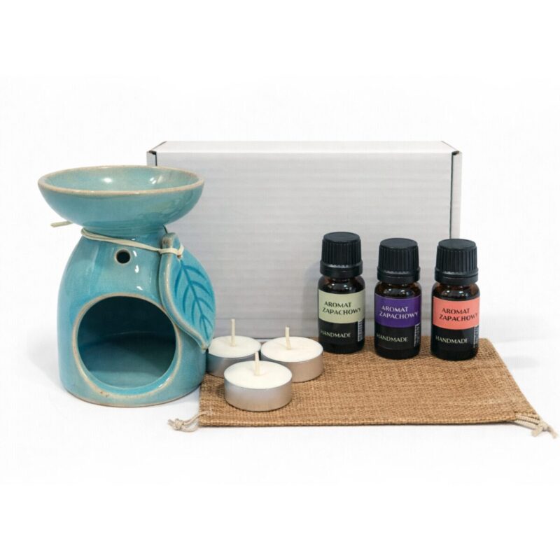 kominek zapachowy do wosków sojowych olejków zapachowych idealny na prezent dzień babci dziadka