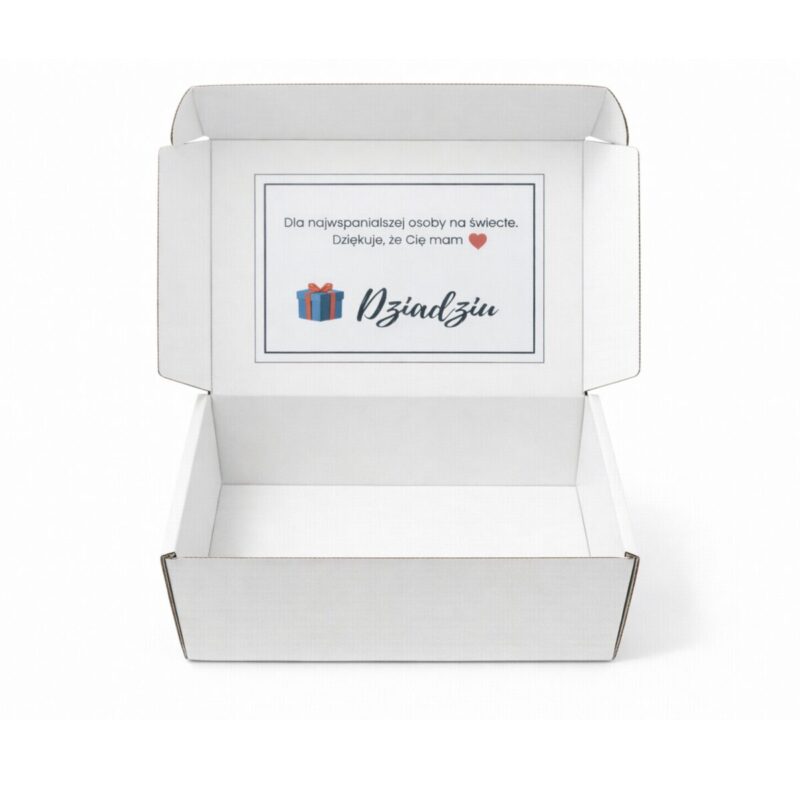 pudełko prezentowe np na Baze mydlaną lub wosk sojowy, świece lub mydełko. Kolor biały wielkość 24 x 17 x 7 cm