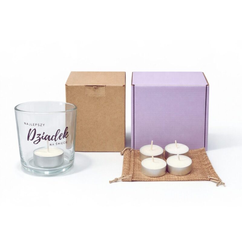 zestaw szkła grawerowanego dla dziad a