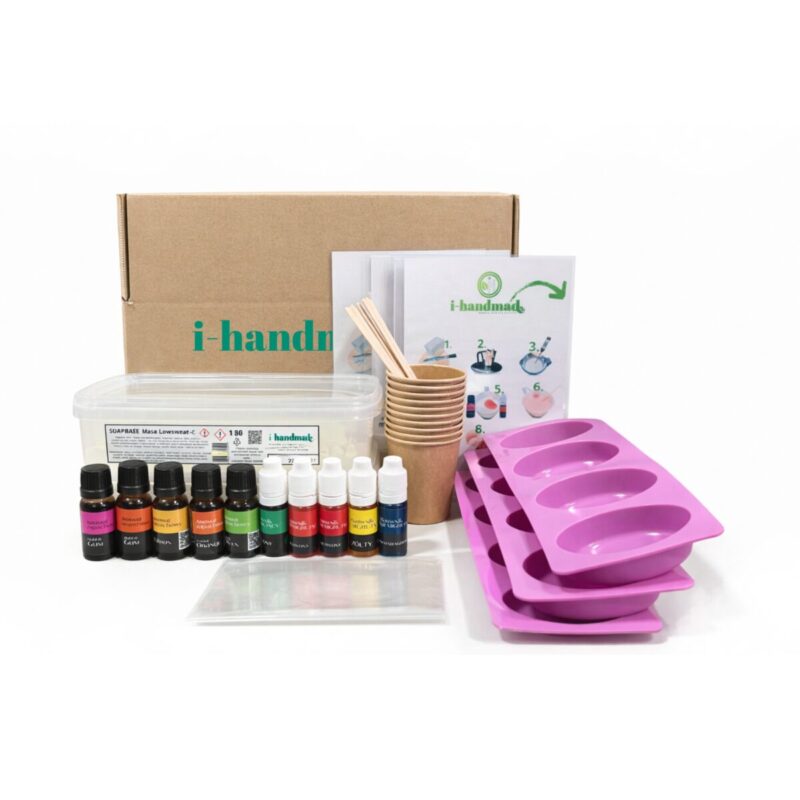 zestaw do robienia mydełek glicerynowych dla szkoły przedszkola zimowiska