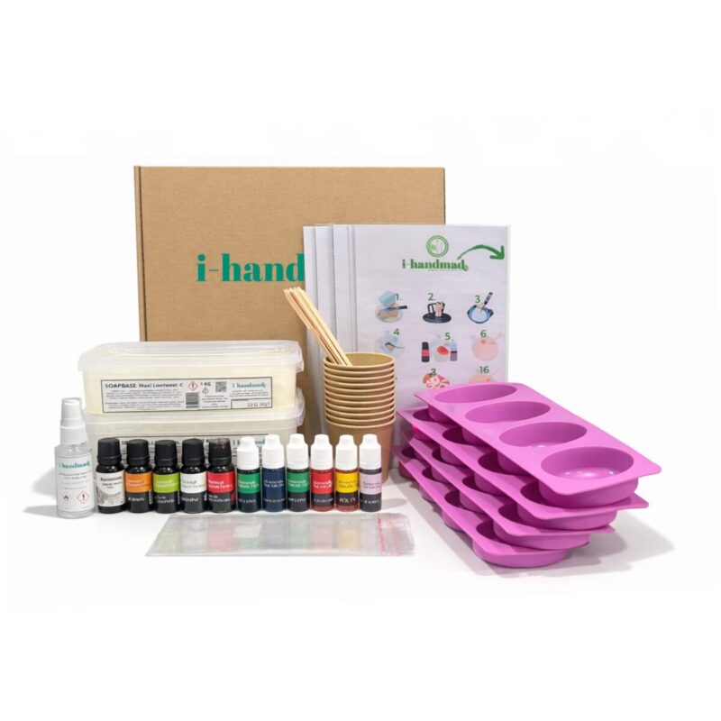 Ogromy zestaw do robienia mydła zimowiska domy kultury idealny na ferie zimowe