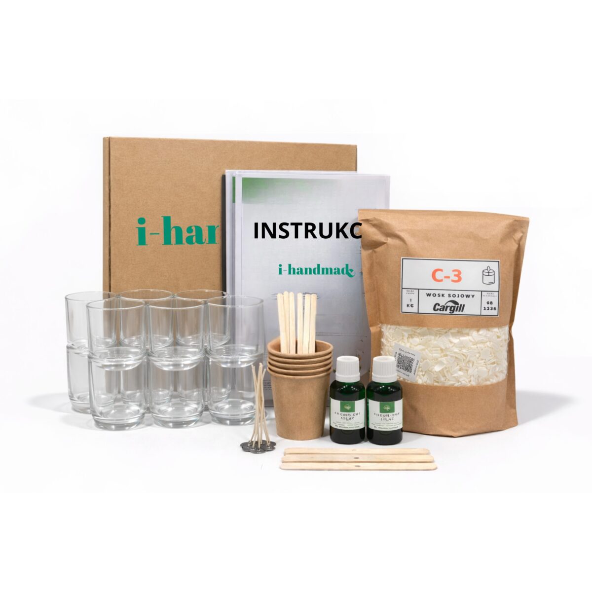 zestaw do robienia świec dla 12 osób idelay pod ferie zimowe oraz zajęcia grupowe