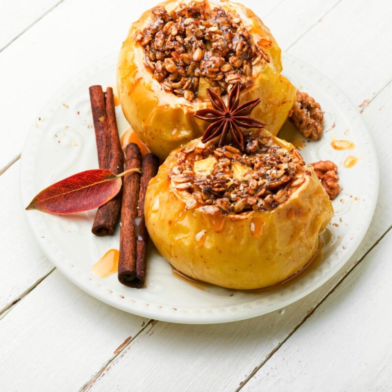 Pieczone jabłko zapach do świec