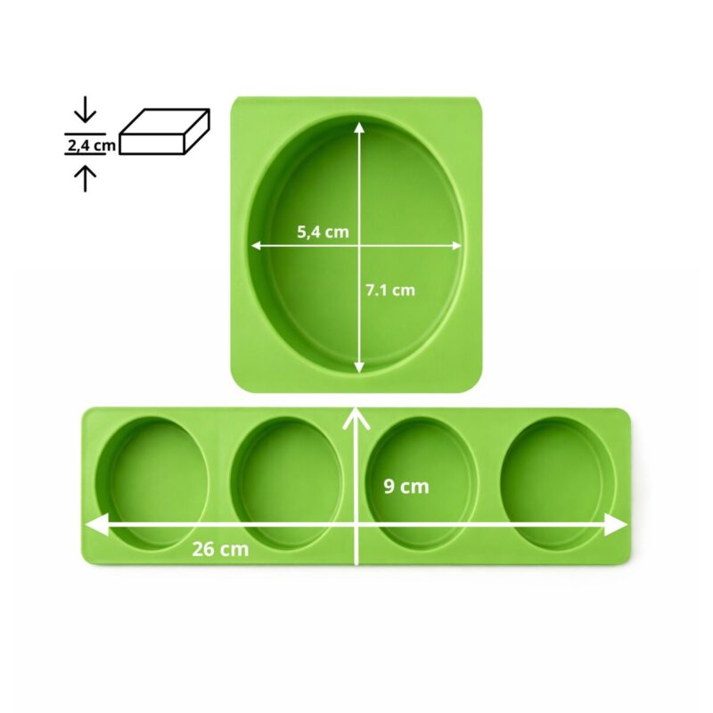 wymiary foremki owalnej idealnej pod mydełka warsztaty zajęcia