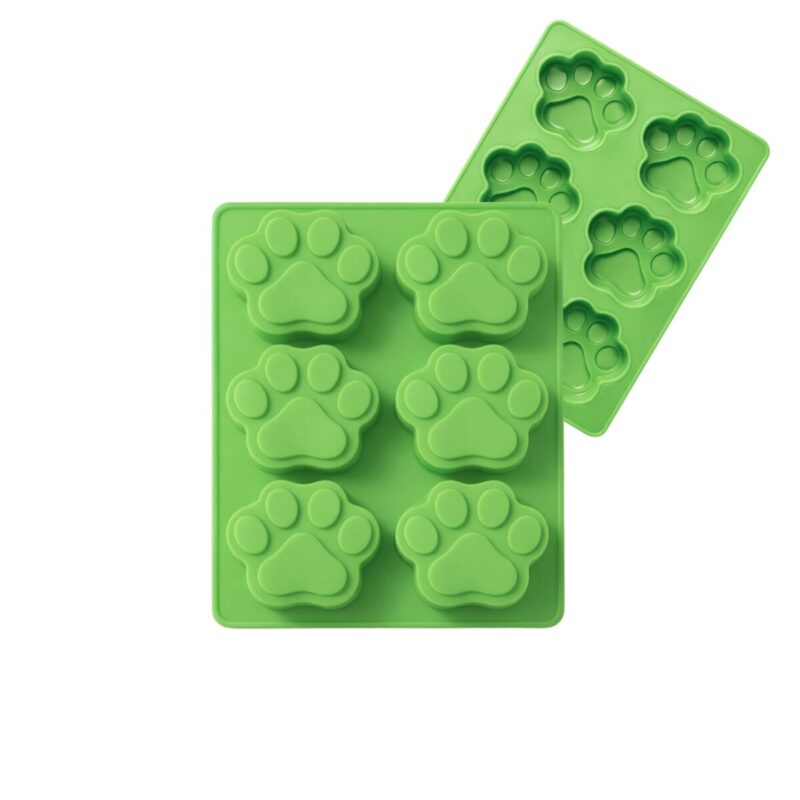 Foremka silikonowa psie łapki do mydełek glicerynowych wosków sojowych lub do odlewów gipsowych