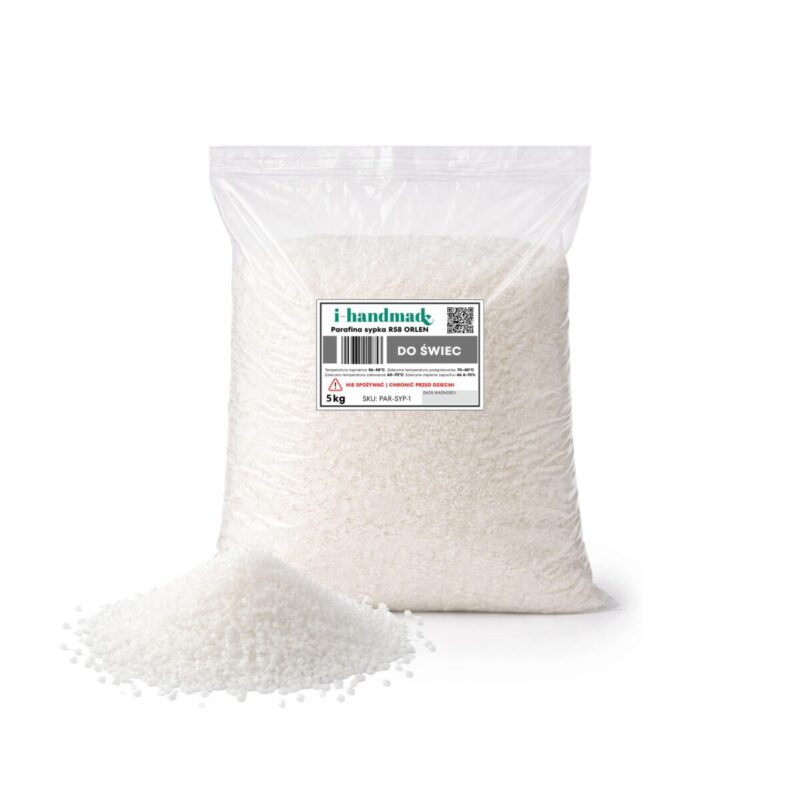 Parafina do świec granulat Orlen 5 kg worek foliowy