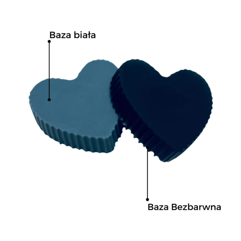 Przykład wykonania mydełek z barwnika space baza biała i bezbarwna