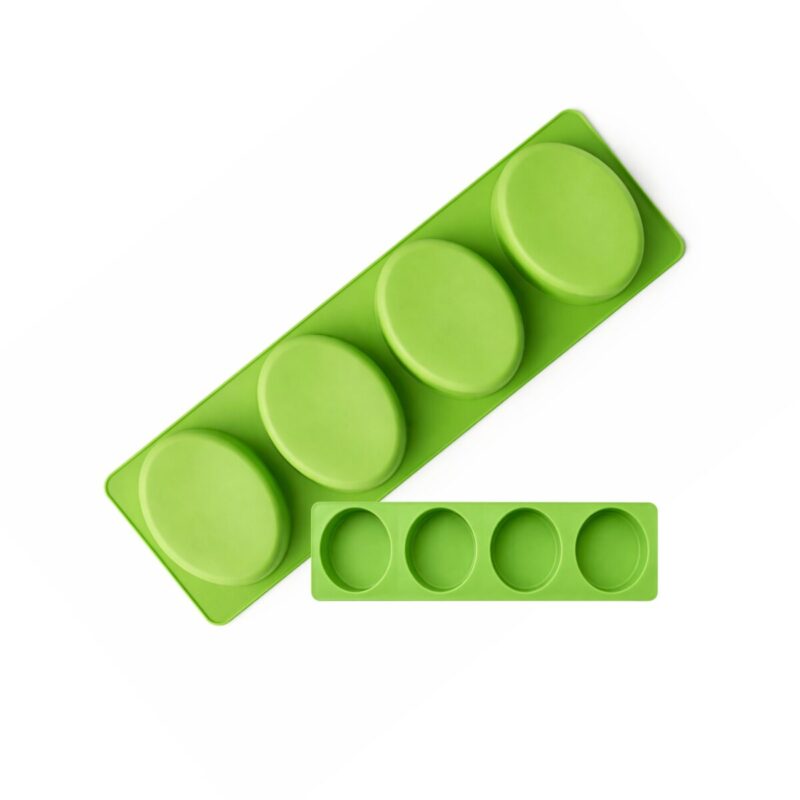 foremka owale 4 szt w jednej foremce idealna do mydełek glicerynowych baz mydlanych