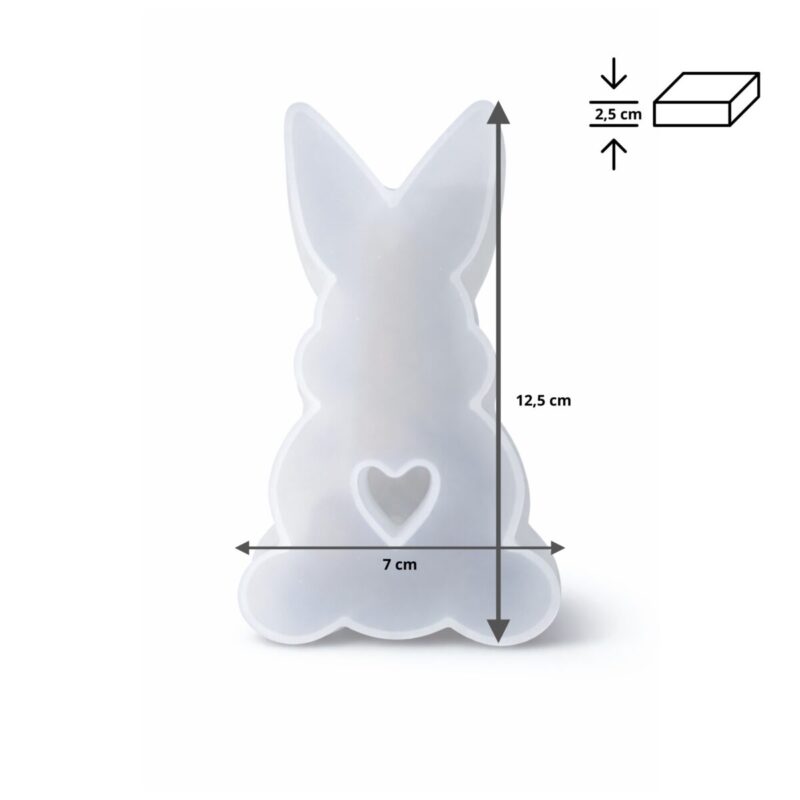 zajączek prosty wysoki 12 cm