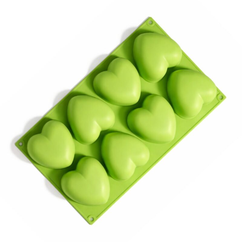 Forma silikonowa do mydła gipsu wosku  – serca 29 x 17 cm