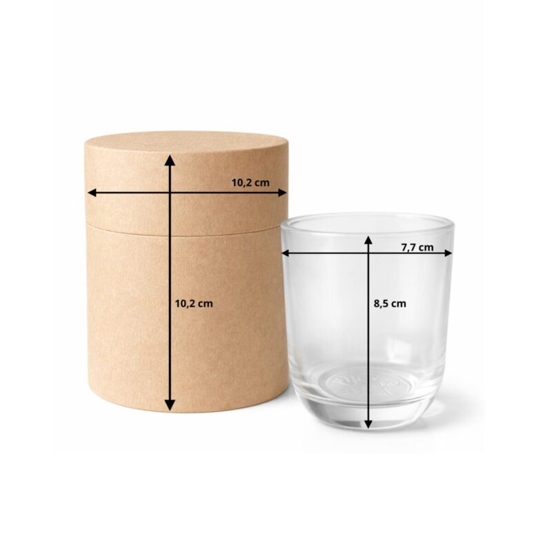 szkło do zalewu świec plus pudełko kratowe