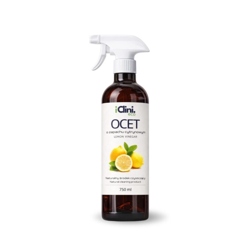 Ocet o zapachu cytrynowym – naturalny środek czyszczący 750 ml idealny do pracowni
