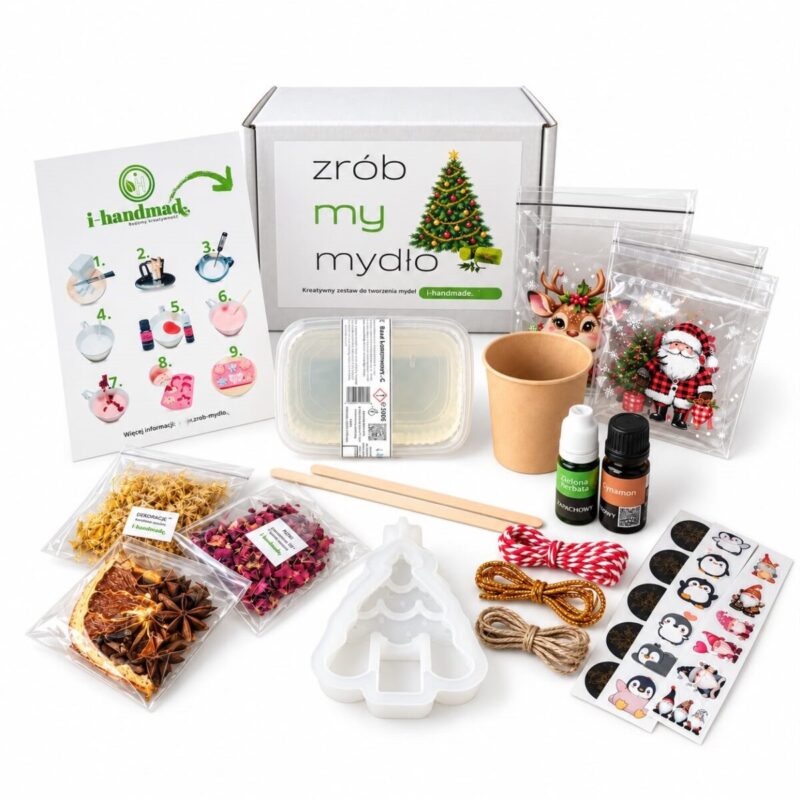 Zestaw do robienia mydełek Merry Christmas gotowy prezent